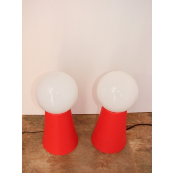 lampy PRL styl kosmiczny